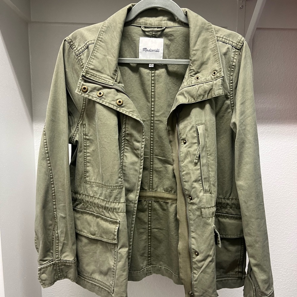 Madewell Army Green Utility Jacket